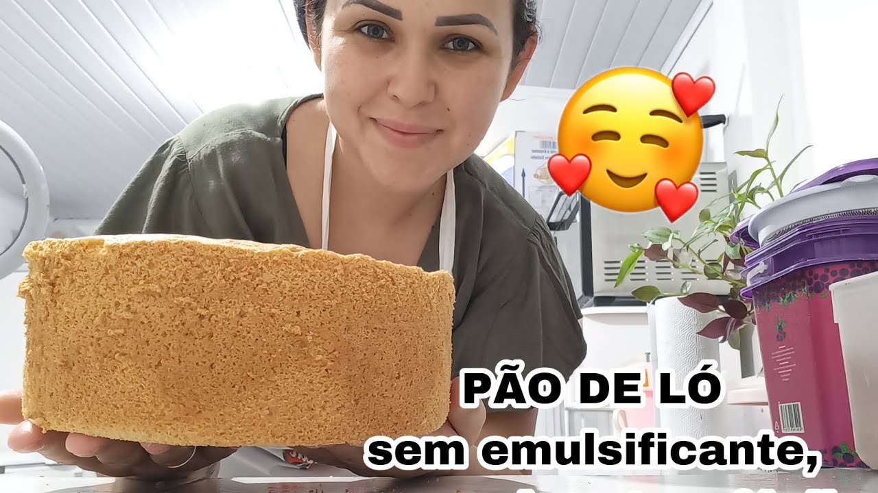 🔥🔥 PÃO DE LÓ  sem emulsificante,Fácil e barata 🔥🔥   #pãodeló #receita #pratico #confeitaria