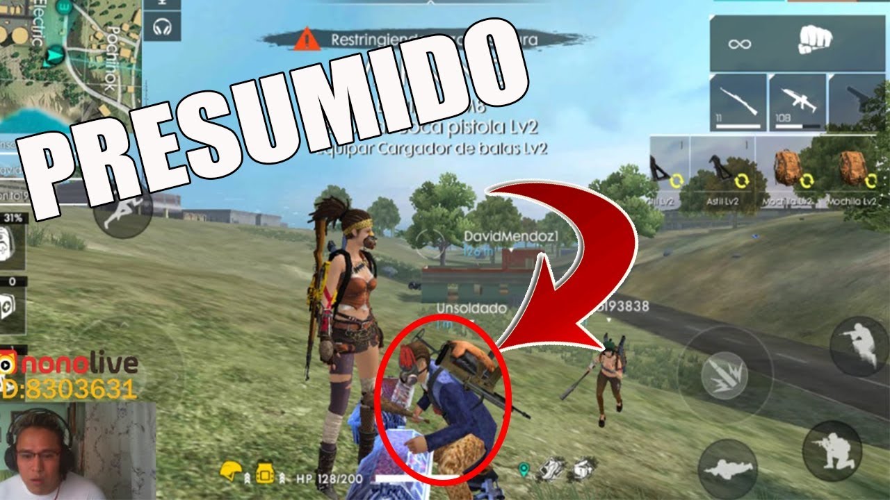 ¡¡EL JUGADOR MAS PRESUMIDO y ENGREIDO DE FREE FIRE!!