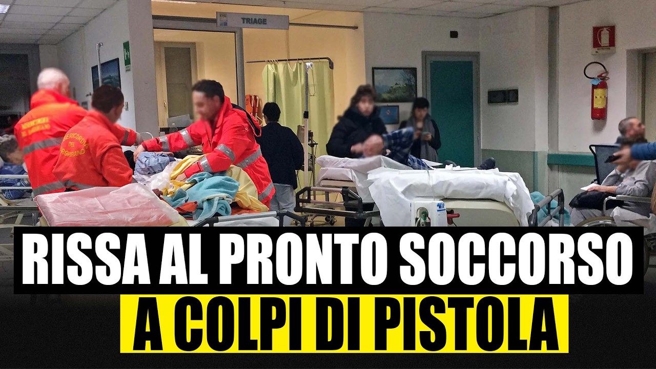 RISSA CHOC IN OSPEDALE: PAZIENTE RUBA LA PISTOLA ALLA GUARDIA GIURATA E SPARA