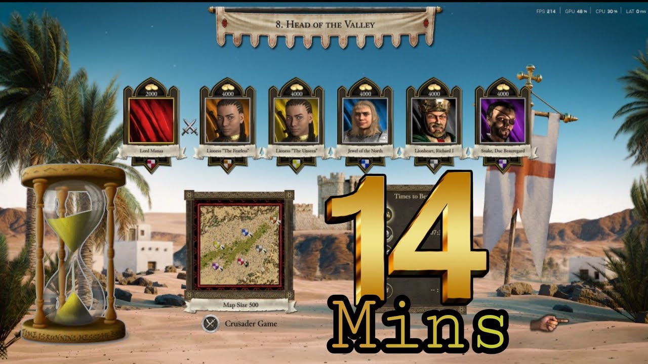 Head of the Valley – Trail of the Cobra (DLC Msn 8) | Stronghold Crusader Definitive Edition