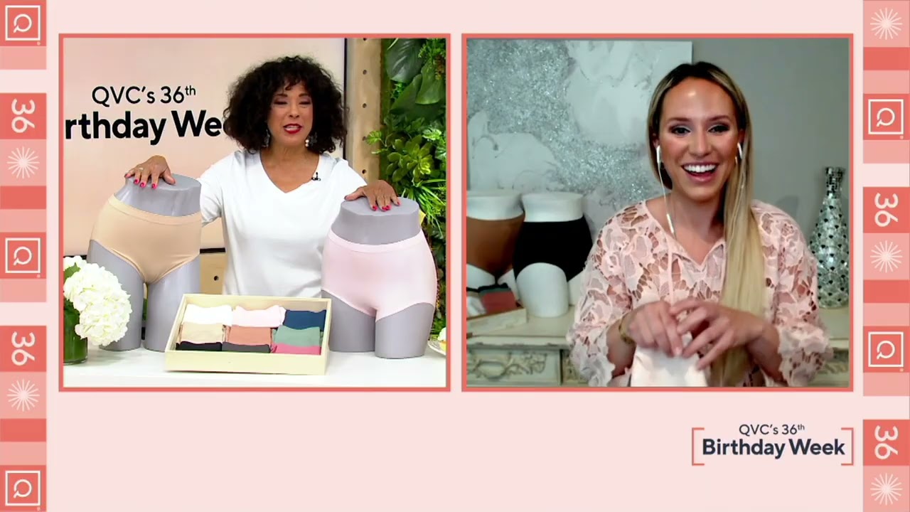 Breezies Set of 3 Bonded Seamless Panty on QVC
