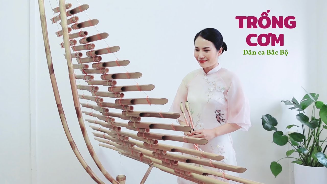 TRỐNG CƠM (Dân ca Bắc Bộ) | Đàn T'rưng Huyền Ly