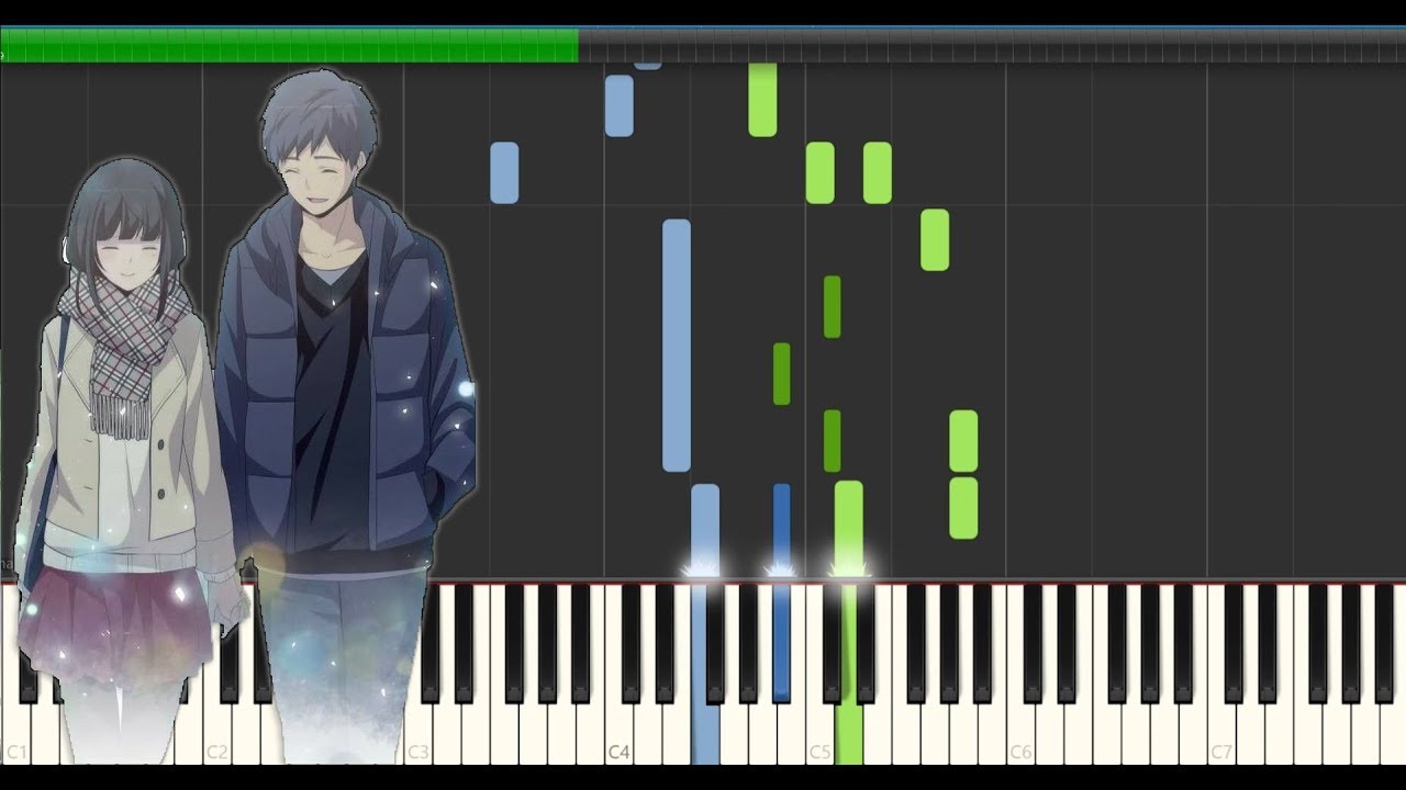 Anata ni Aete Yokatta [ReLIFE OST] [Synthesia Tutorial]