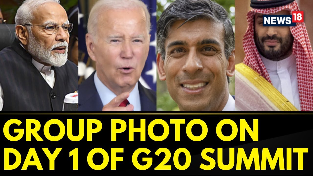 G20 Summit 2023 Delhi | World Leaders Pose For Photograph On The First Day Of G20 Summit | News18