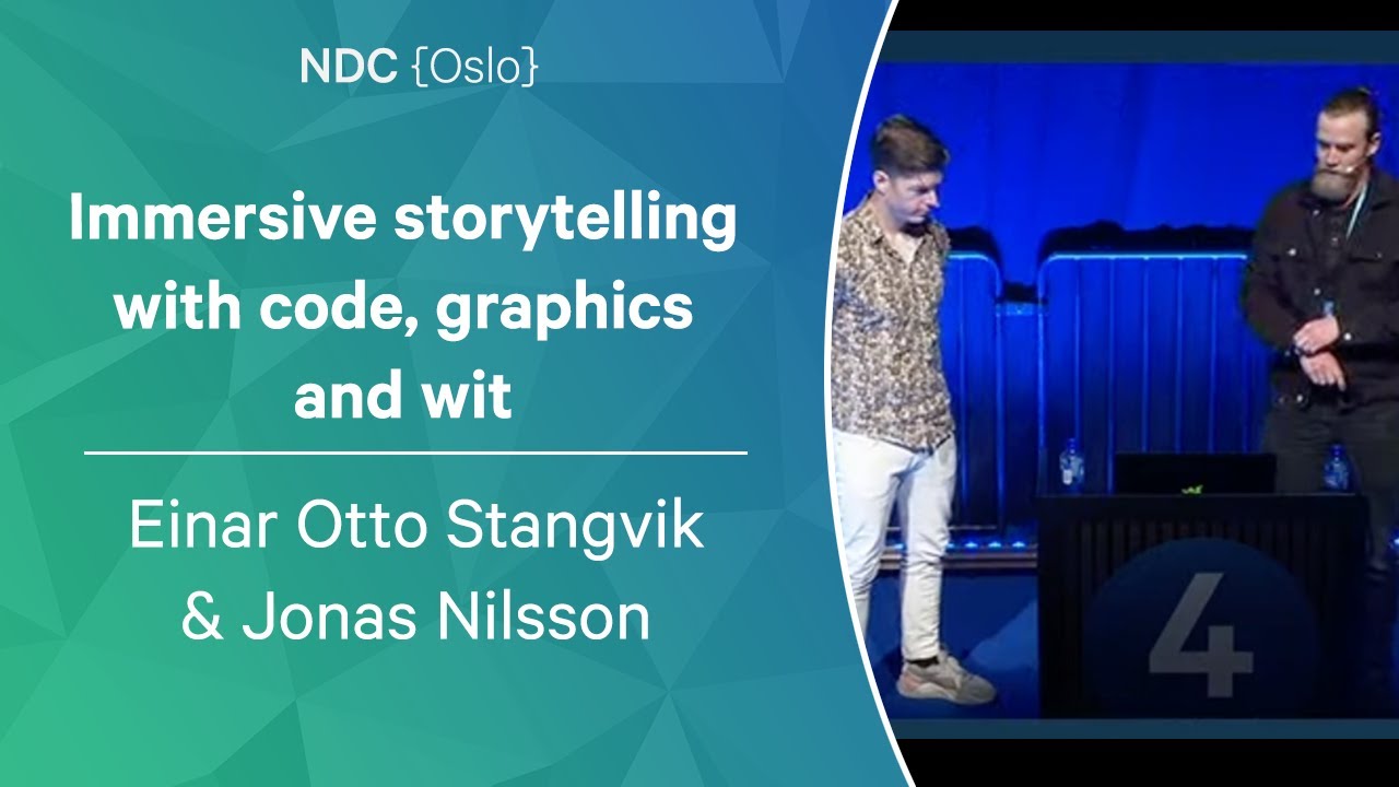 Immersive storytelling with code, graphics and wit - Einar Otto Stangvik & Jonas Nilsson