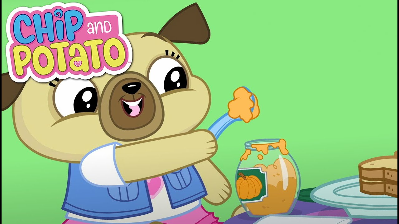 Chip and Potato | dyniowe galaretki| Kreskówki dla dzieci | Oglądaj więcej w Netflix