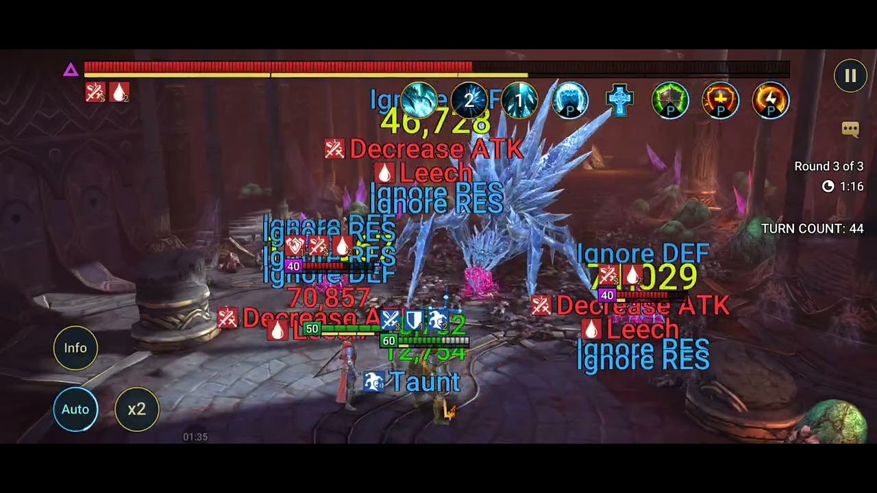 Can Armiger finish off Frosty DT normal 40? (full auto) #raidshadowlegends 