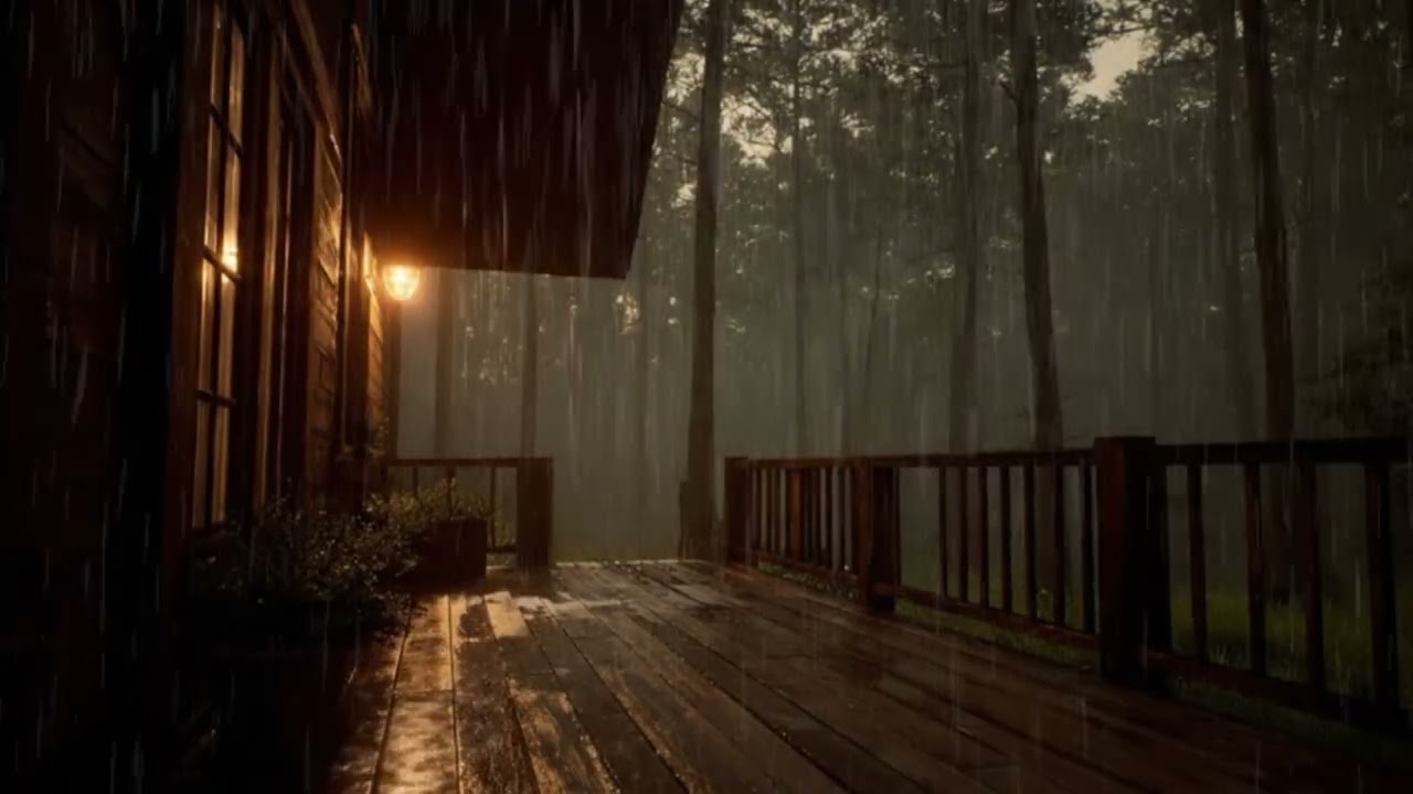 Natural Rain Sounds for Sleep Therapy, Smooth Rain Ambience for Deep Relaxation