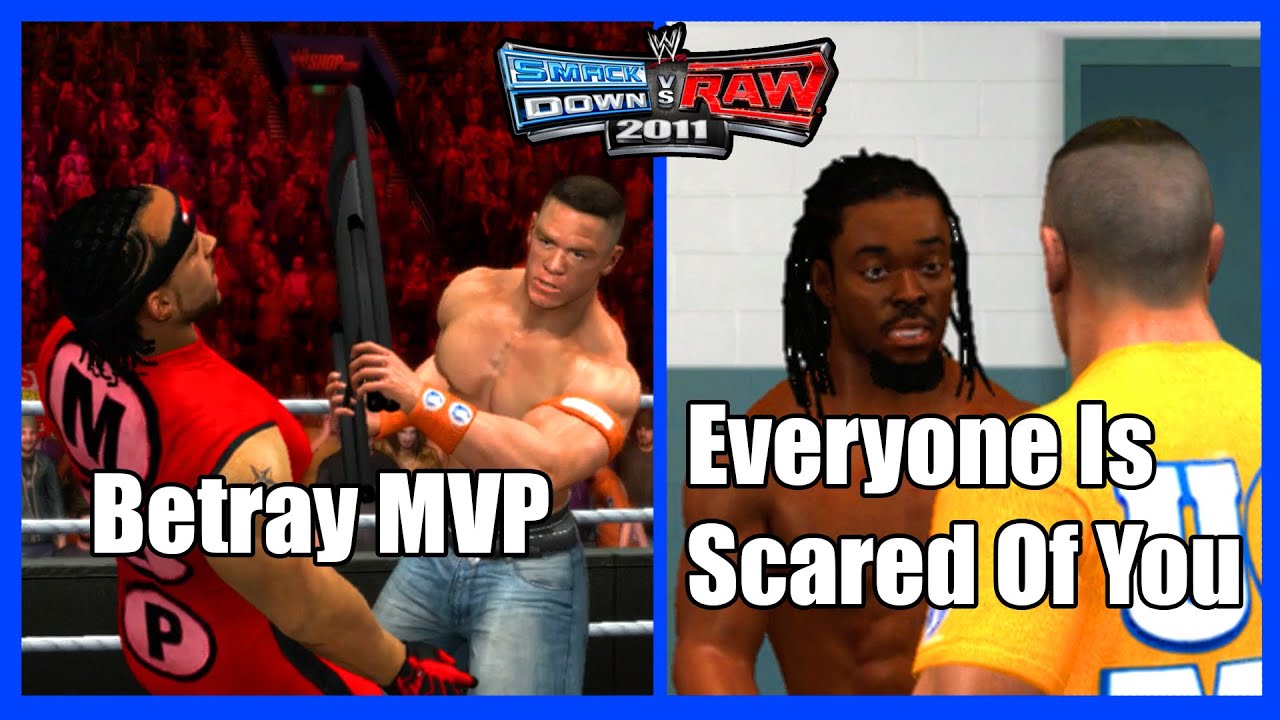 How Do WWE Superstars React To John Cena Betraying MVP? - WWE Smackdown Vs RAW 2011