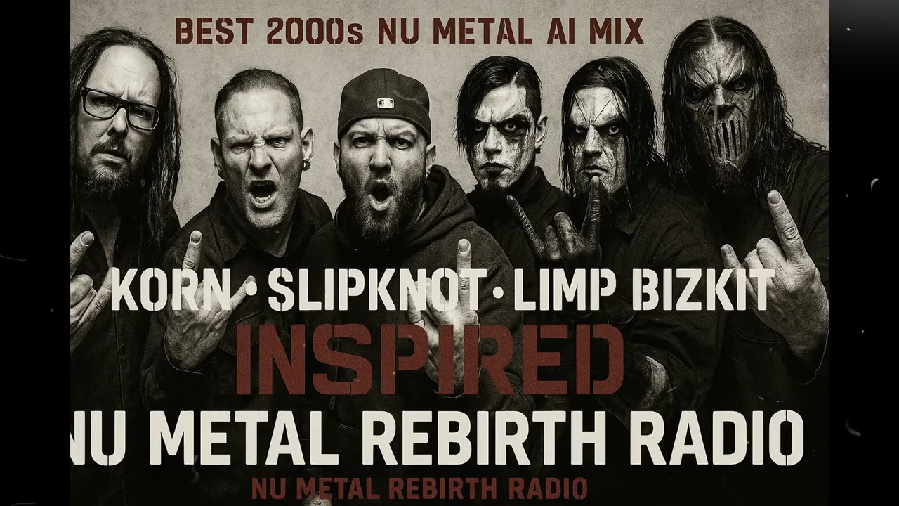Best 2000s Nu Metal AI Mix | Korn Slipknot Limp Bizkit Inspired (Vol.1) Nu Metal Rebirth Radio