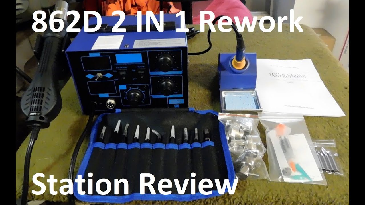 862D 2 In 1 Rework Station Review {With Accessories}