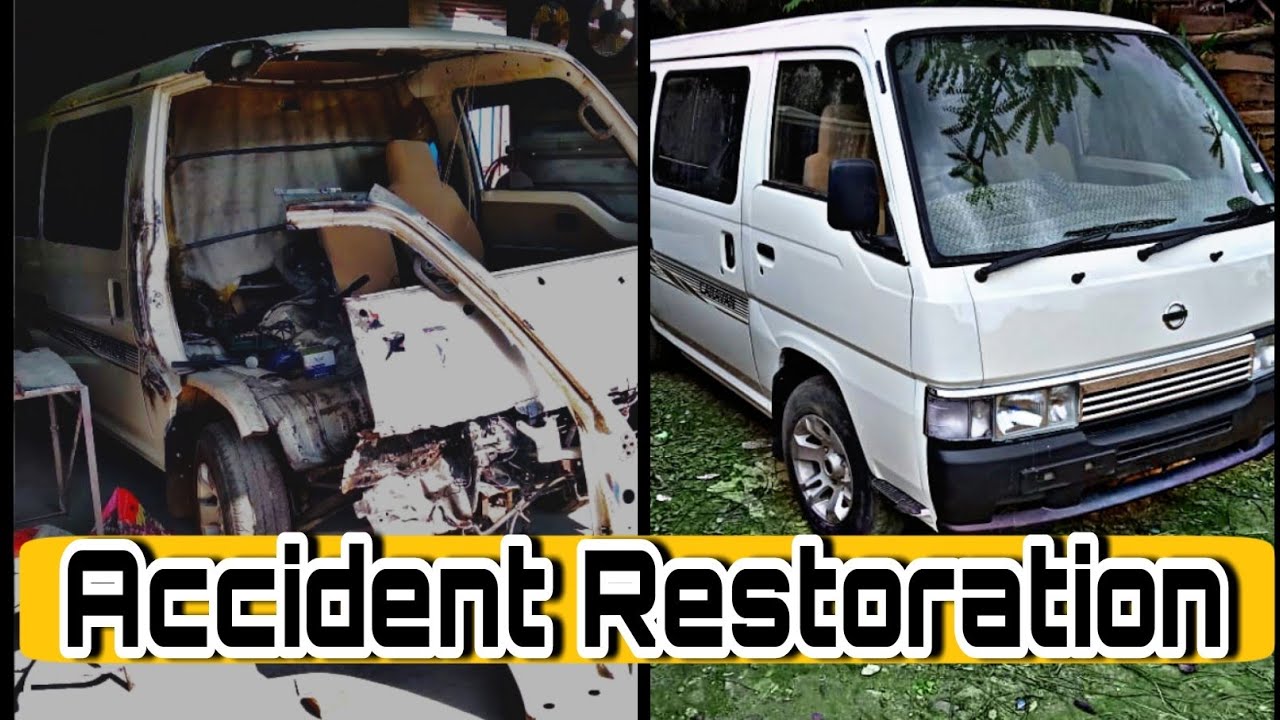 Nissan caravan accident restoration