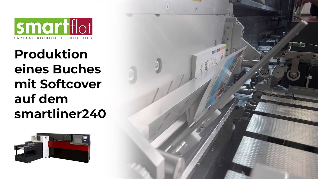 Softcover - Buchbinden mit dem smartliner240