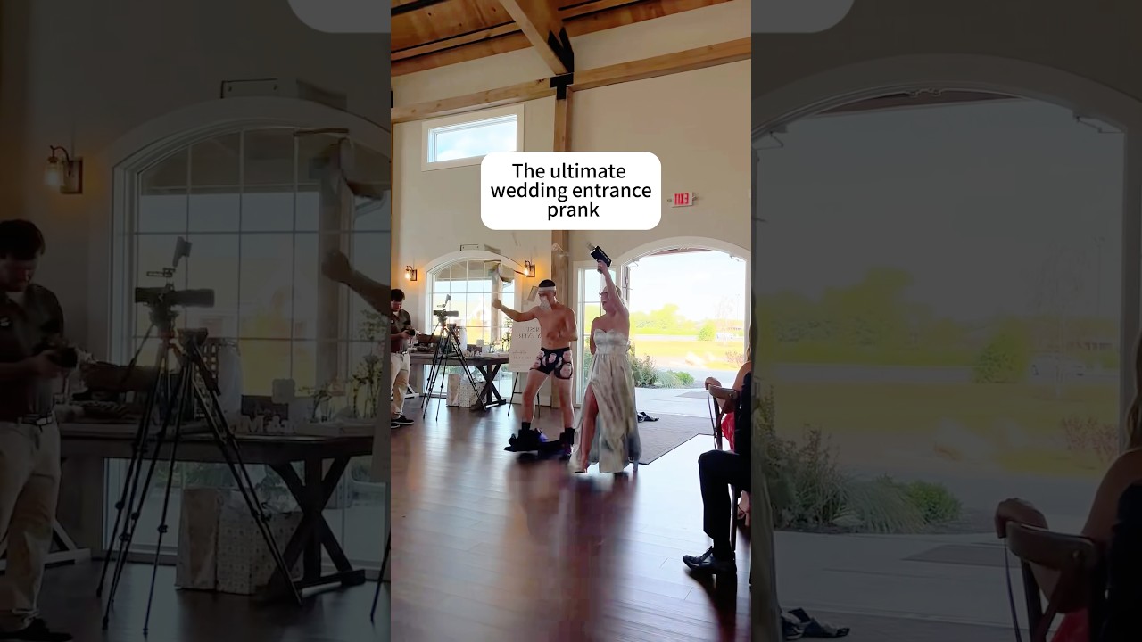 The best wedding entrance #youtubeshorts #foryou #wedding #funny #funnyvideo