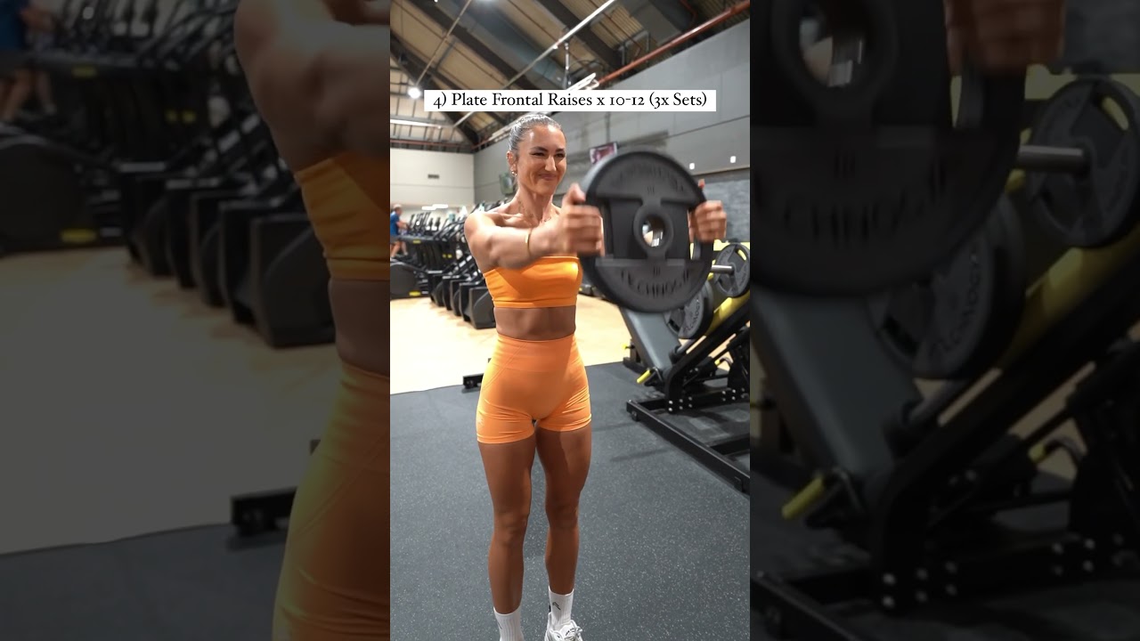 Strong Girl Arm Workout 💪🏼 #upperbody #weigthlifting #weighttraining #workout #shoulders