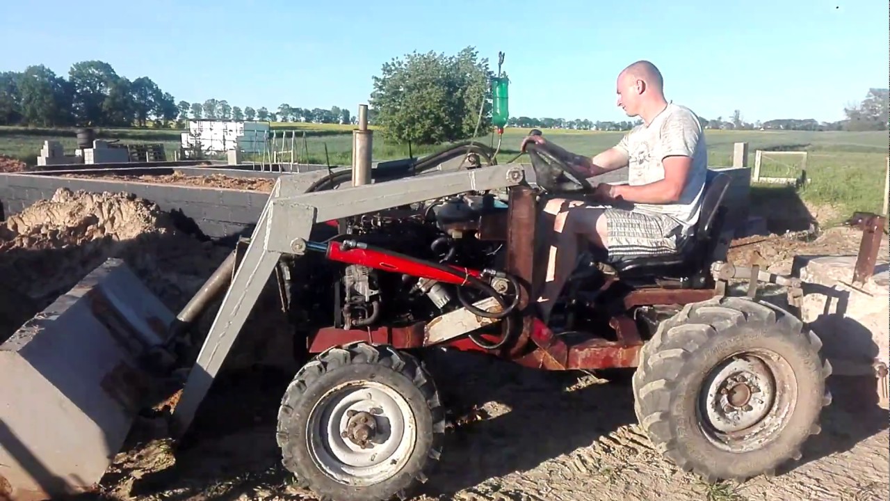 Traktorek SAM 1.9D Test tura