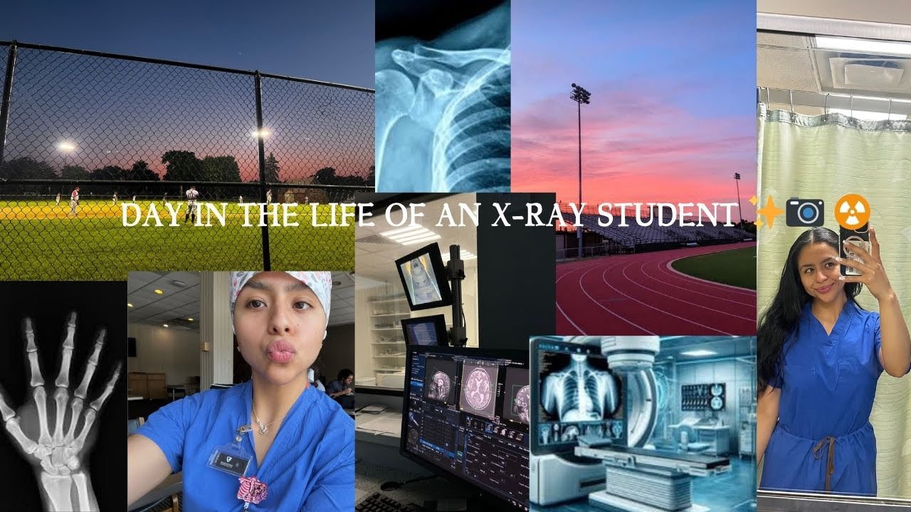 DAY IN THE LIFE OF AN X-RAY TECH STUDENT ✨🫧📷