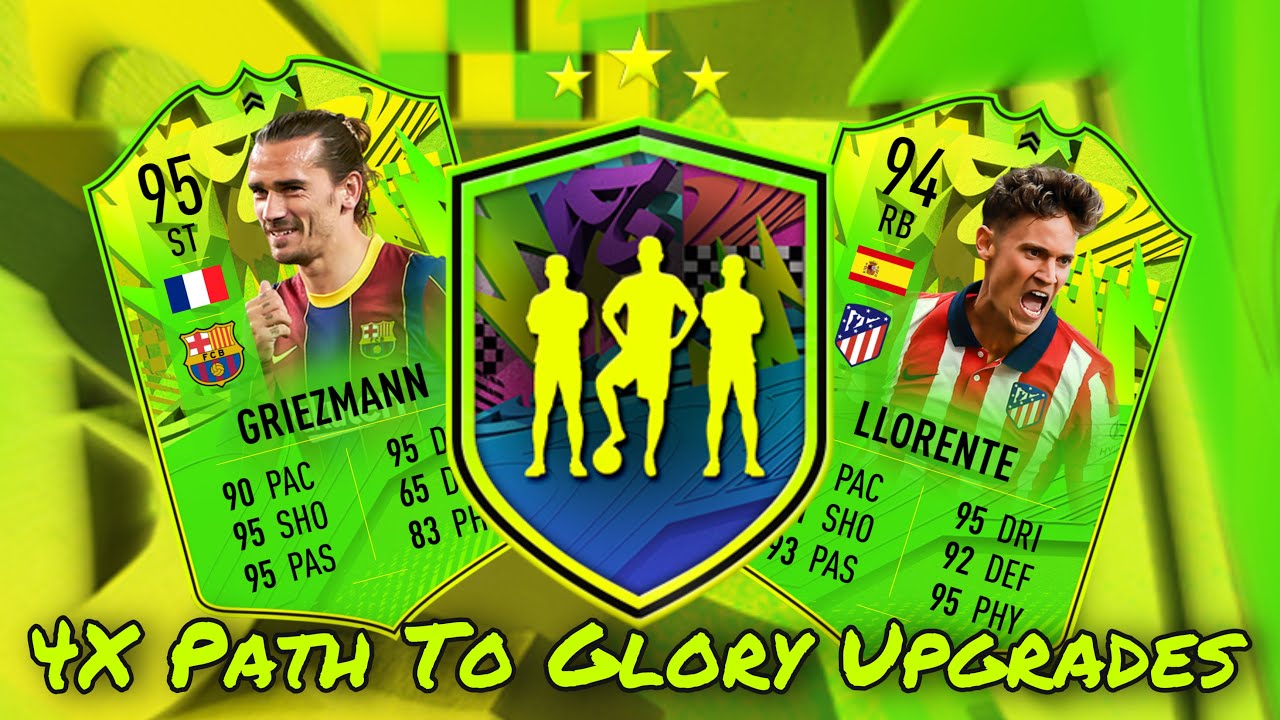 OPENING 4X GUARANTEED PATH TO GLORY UPGRADE PACKS 👀 - #FIFA21 ULTIMATE TEAM