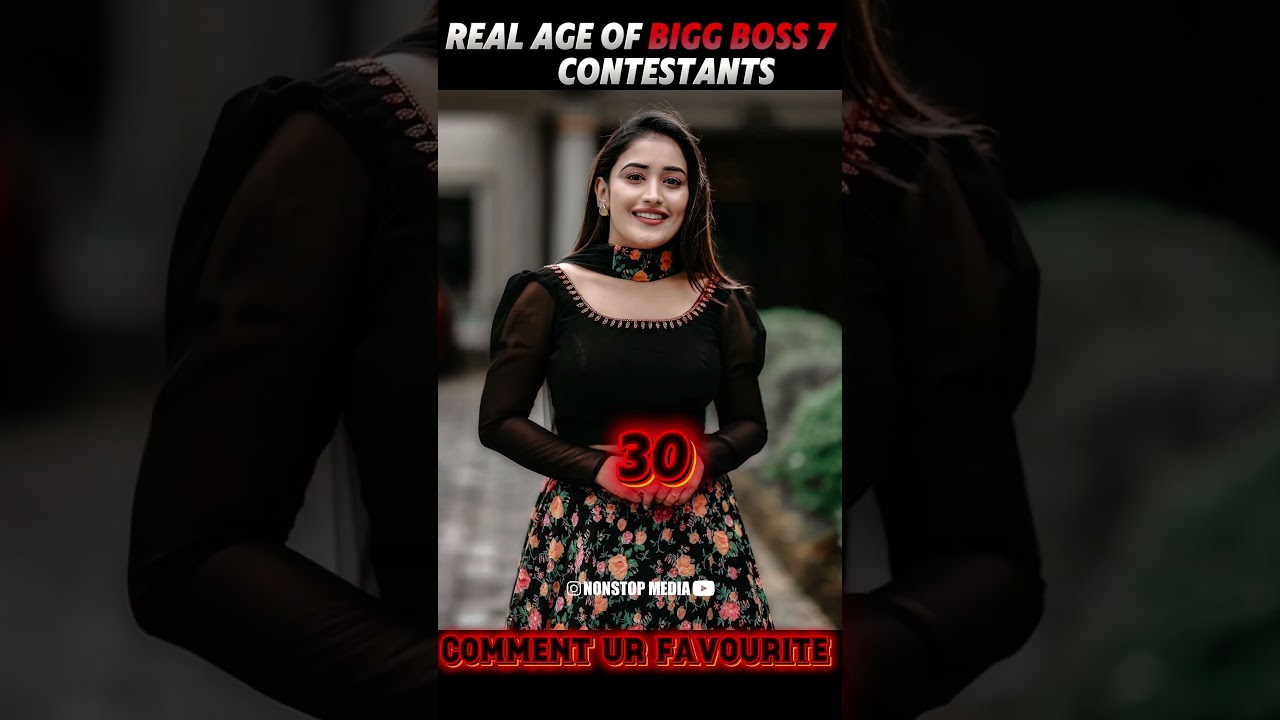 Real Age of Bigboss Malayalam Season7 Contestants ❤️ #trending #trendingshorts #viralreels #shorts