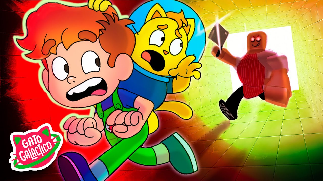 EU E ASTRO TEMOS QUE FUGIR DO AÇOUGUEIRO DO MAL !!! Desenho Animado Gameplay