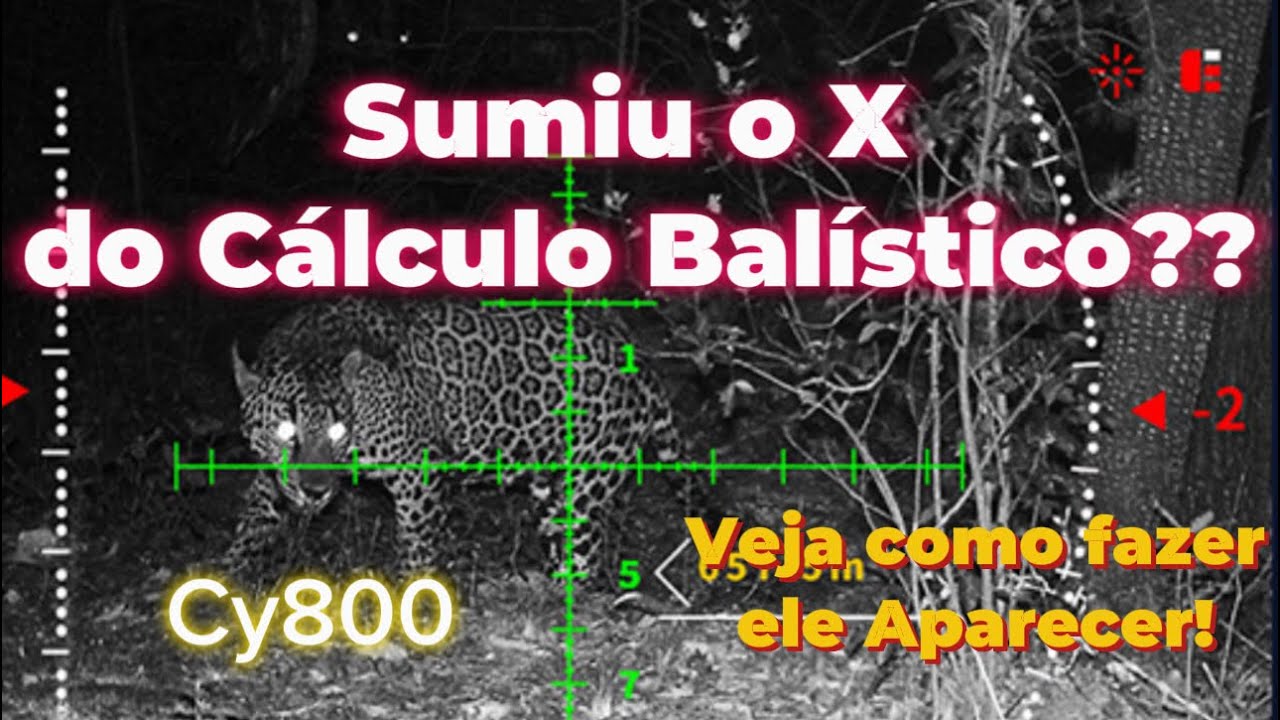 Como Ligar oh X da Calculadora Balística da 
