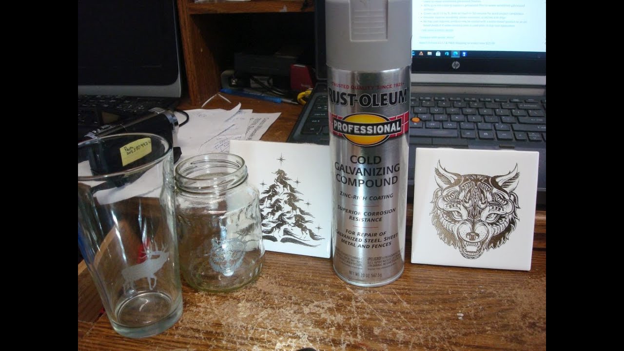 Zinc coating for diode laser 