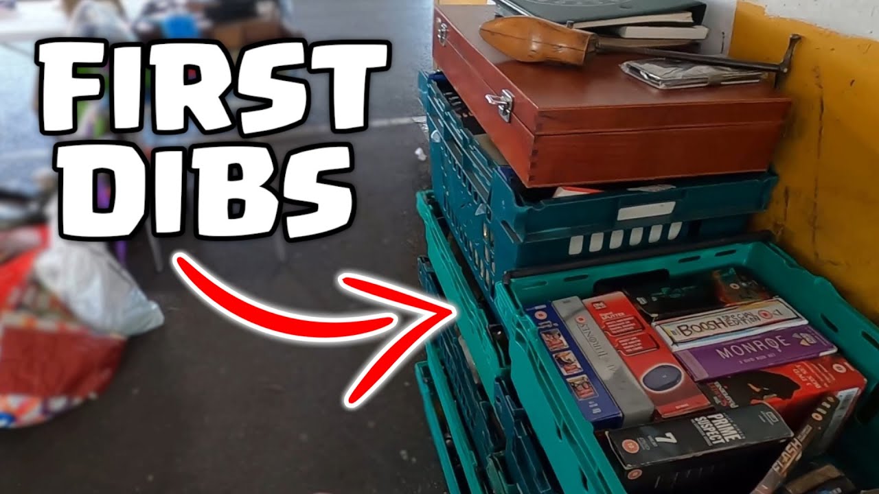 Oldschool Bartering + First Dibs On The Good Stuff At Carboot Sale