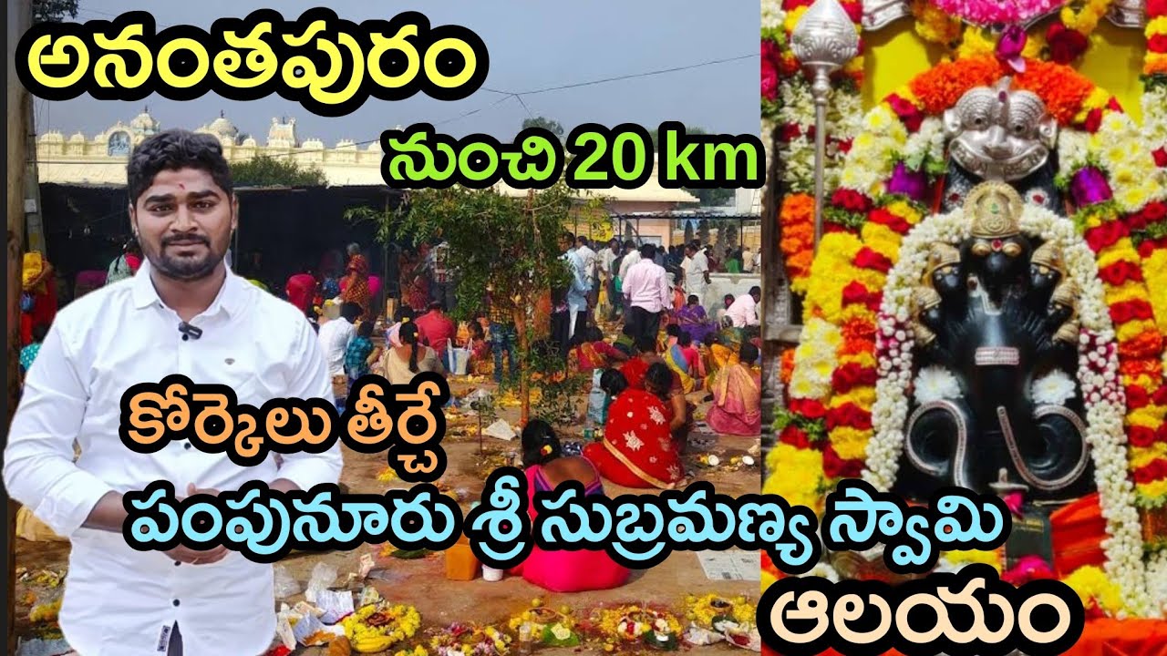 pampunuru subramanyaswamy temple in Pampunuru Anantapur# Ananthapuram #pampunuru #god #