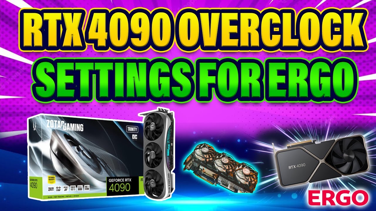 RTX 4090 ERGO Overclock Settings in Windows!