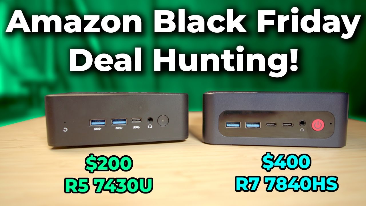 Охота за скидками на Amazon в Черную пятницу! | R5 7430U менее чем за $200?!