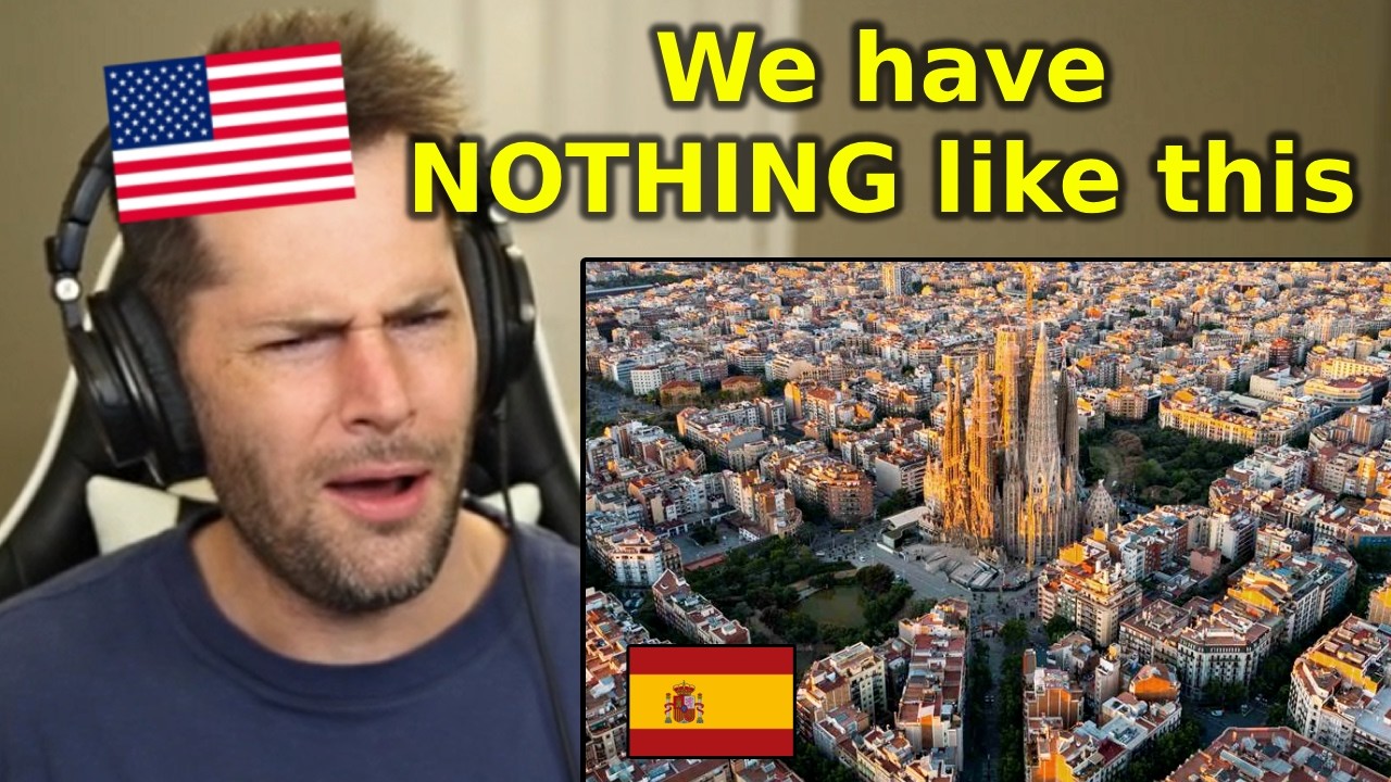 American Reacts to Barcelona