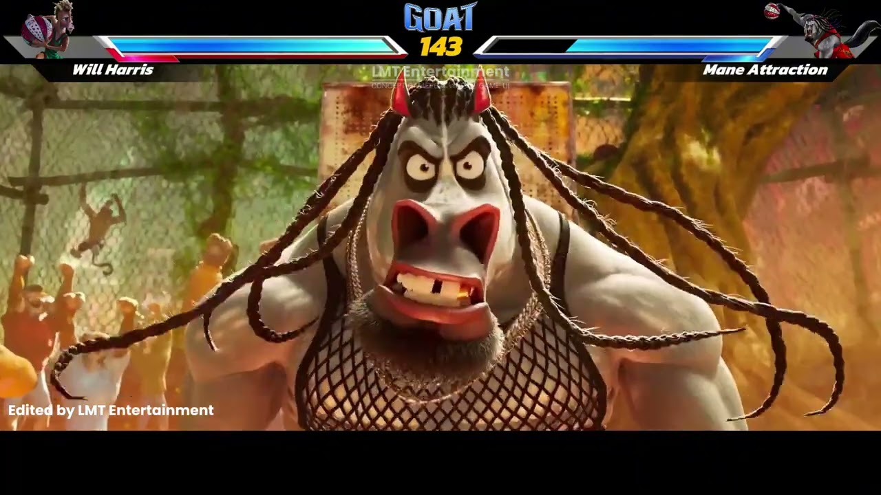 GOAT 2026: Will Harris Vs Mane Attraction WITH HEALTHBARS | Concept Game UI