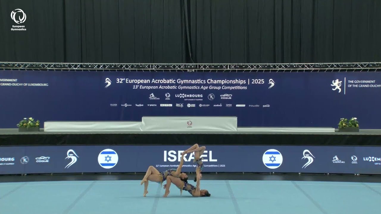 Biran, Babel & Levy Aizner (ISR) - 2025 European Age Group Champions, Youth Women's Groups