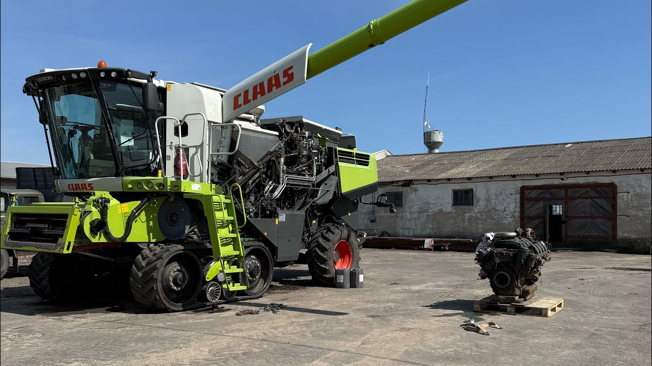 Вийняли серце 💔 з CLAAS Lexion 770🙆‍♂️ причина поломки знайдена‼️