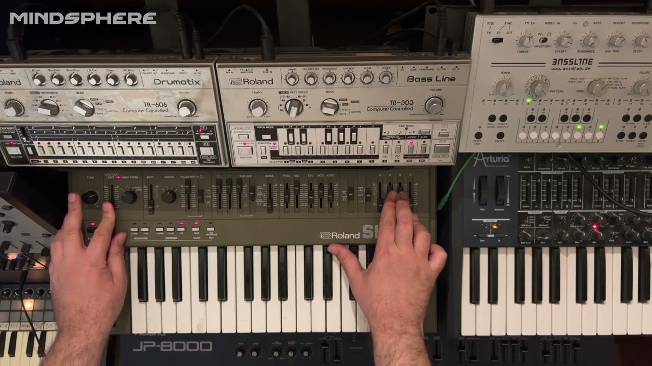 Mindsphere - Live Session | 021 | TB303-TR606-SH101-Acidlab Bassline3
