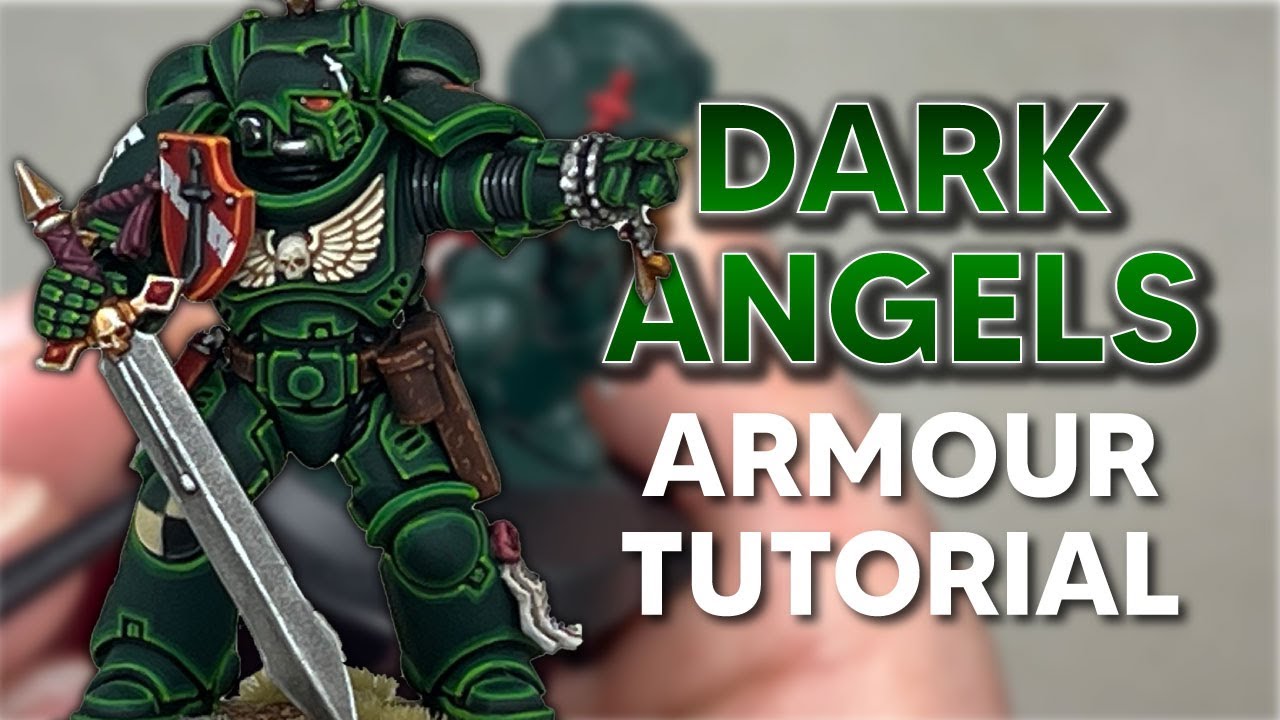 Green Armour Painting Tips | Step by Step Guide for Dark Angels Space Marines