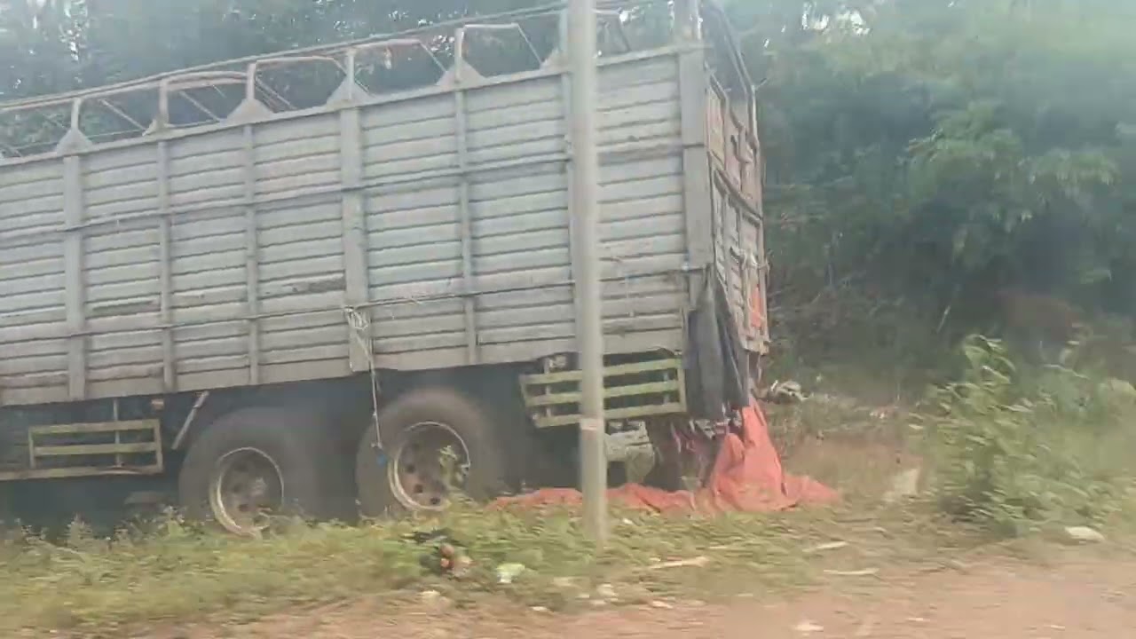 Finding an accident on our long journey 