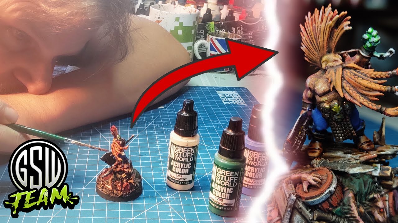 I Painted Gotrek Gurnisson with ONLY @greenstuffworld paints...and Now I’m Jealous of His Muscles!