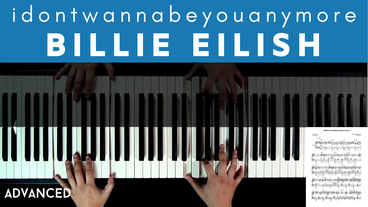 Billie Eilish - idontwannabeyouanymore (Piano Cover) by aldy32