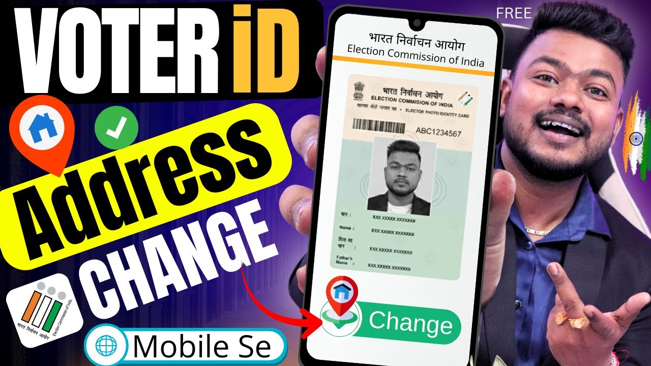 How To Change Address In Voter Id In Mobile | Mobile Se Voter Id Ka Address Kaise Change Kare