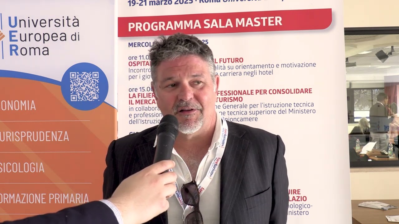 Marco Ramazzotti Presidente Corso di Studi Scienze del Turismo Sostenibile Sapienza di Roma