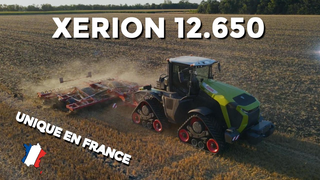 🚜 UN MONSTRE !!! 😍 Le PREMIER CLAAS XERION 12.650 de FRANCE en ACTION dans les MARAIS 🇫🇷