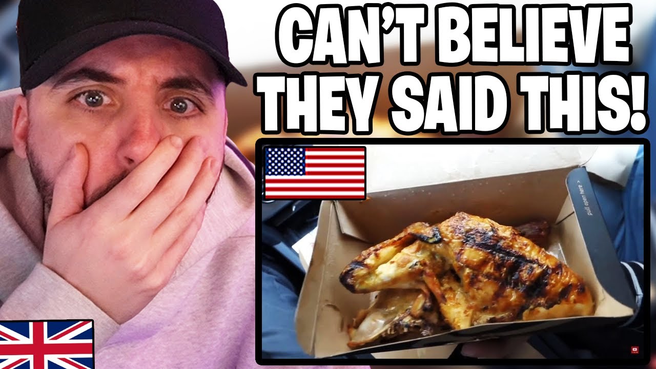 Brit Reacts to Americans FIRST TIME TRYING NANDO'S in the UK!