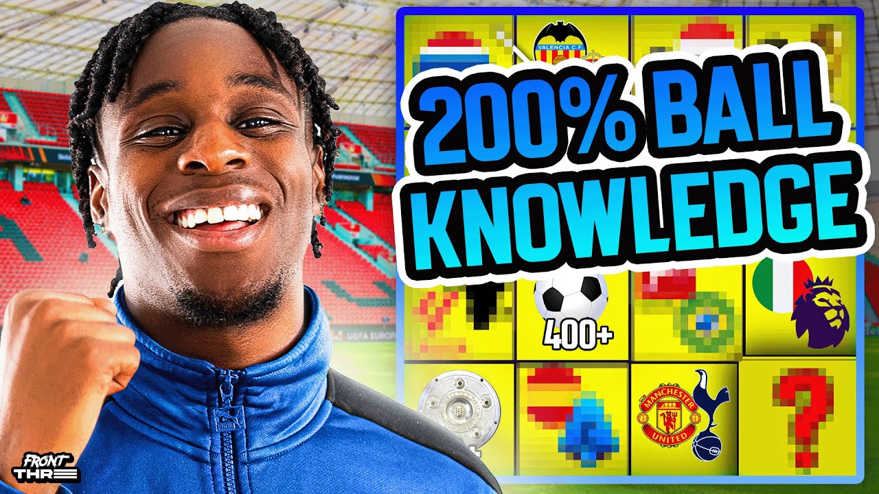 JEREMIE FRIMPONG is THE BEST at FOOTBALL QUIZ?! 🔥 'He is DISTRACTING me!'