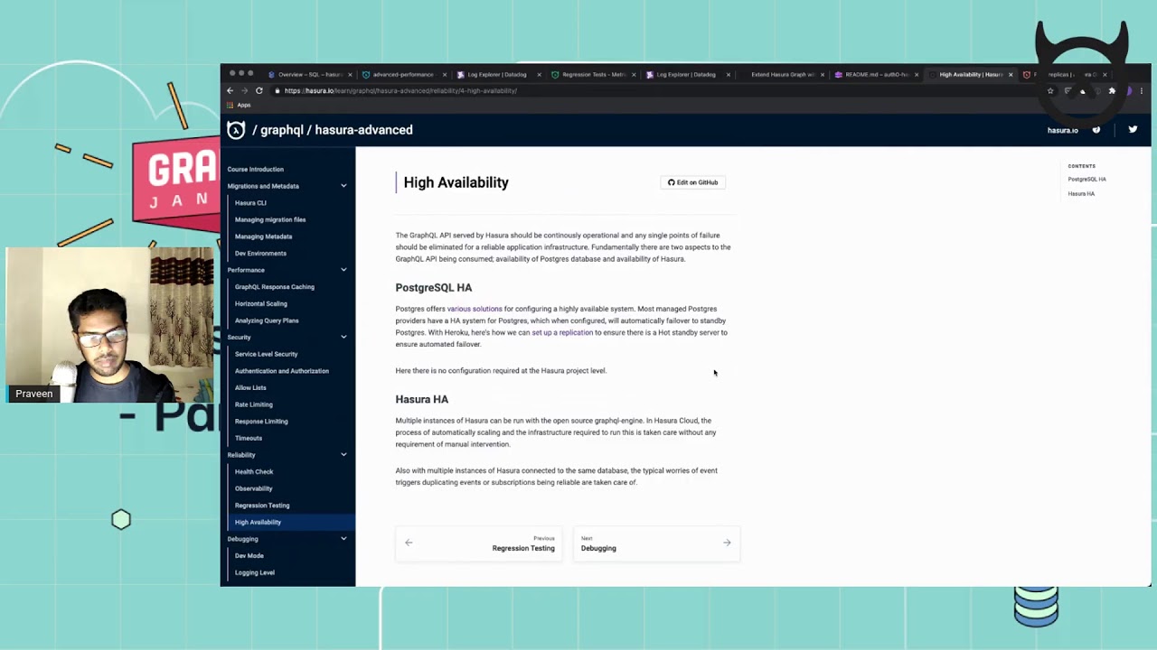 Hasura Advanced Tutorial: Performance and Reliability