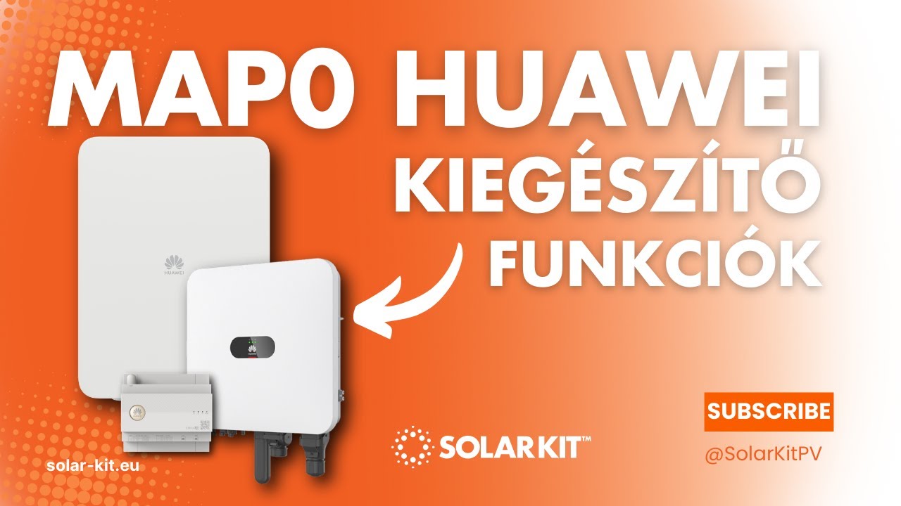 MAP0 Huawei inverter - kiegészítő funkciók