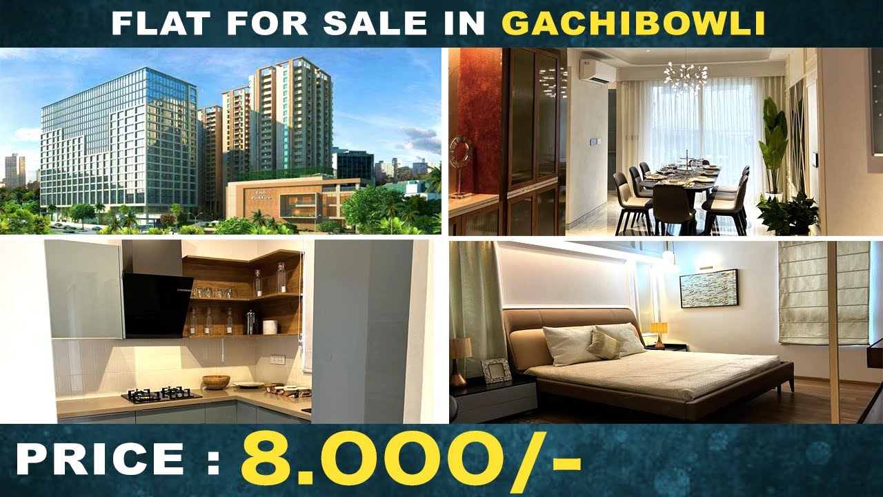 Flats For Sale in Gachibowli | Gated Community | Price : 8,000/- | HMDA & RERA Approved | Hyderabad