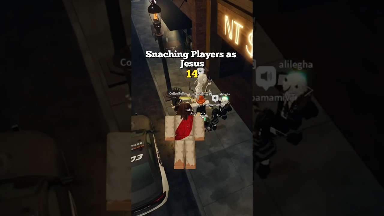 Snaching Players as Jesus 14. 