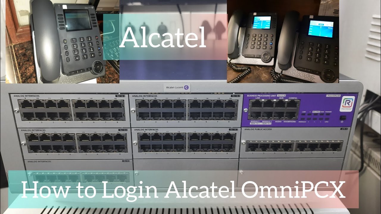 How to Login Alcatel-Lucent step by step|OMNIPCX | OXO Login #alcatel #telephone #iptelephone