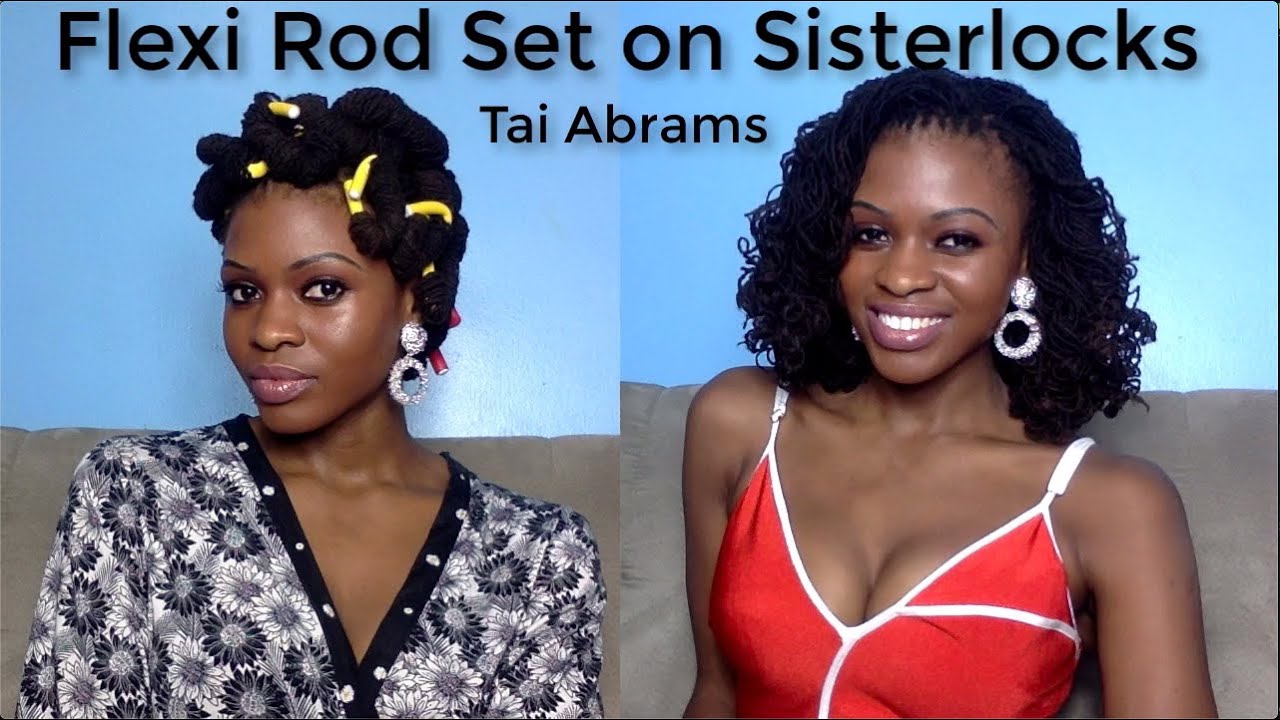 Quarantine Flexi Rod Set on Sisterlocks | Tai Abrams